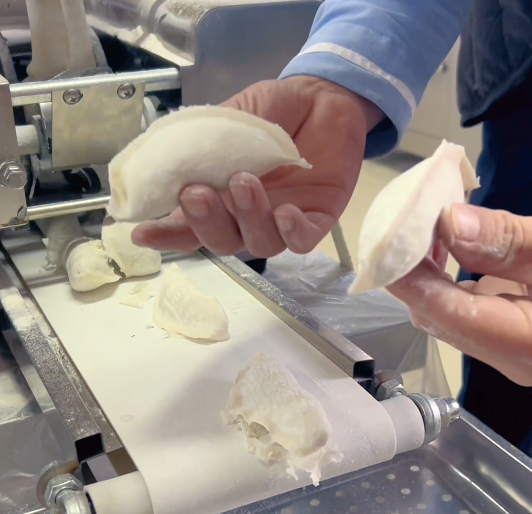 包子餃子一體機做的蒸餃